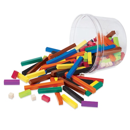 Learning Resources Cuisenaire Rods Small Group Set, Plastic Rods, 155 Pieces 7513